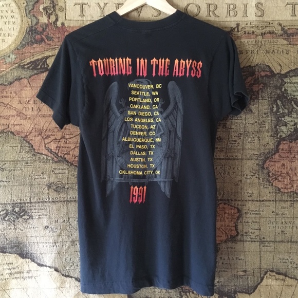 SLAYER 1991 Concert Shirt Rare Vintage - Picture 2 of 4